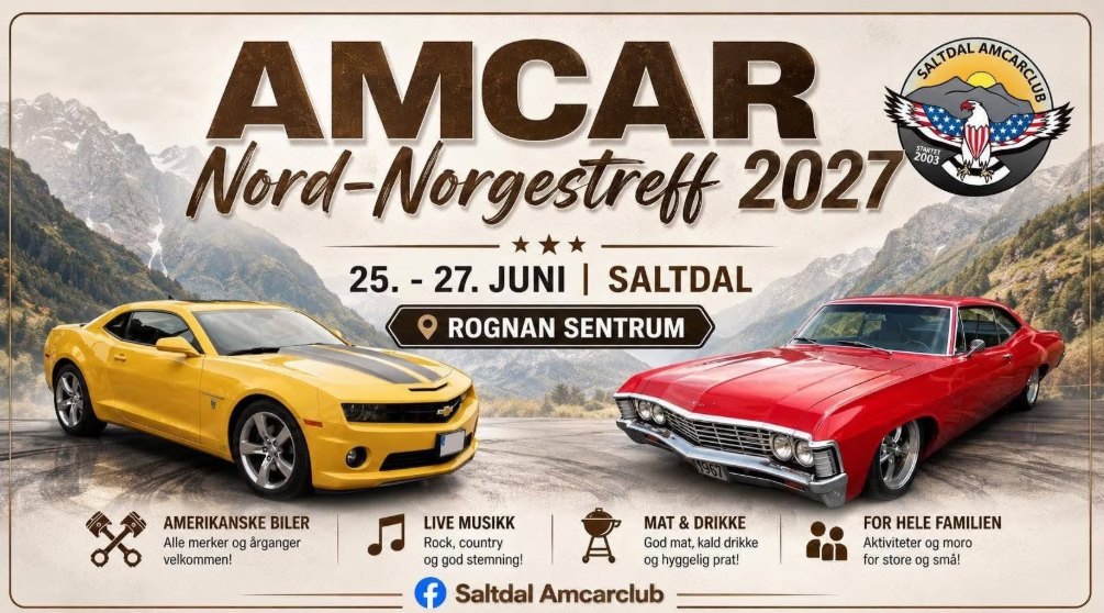 Plakat for Nord-Norges Treffet 2027 – Rognan