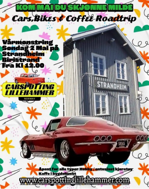 Plakat for Cars, Bikes & Coffee Roadtrip – Biristrand