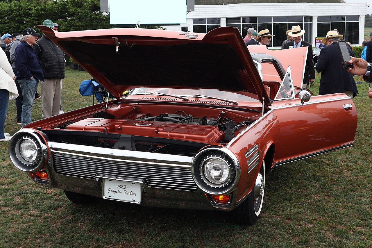 1963 Chrysler Turbine Car med karosseri bygd av Ghia.