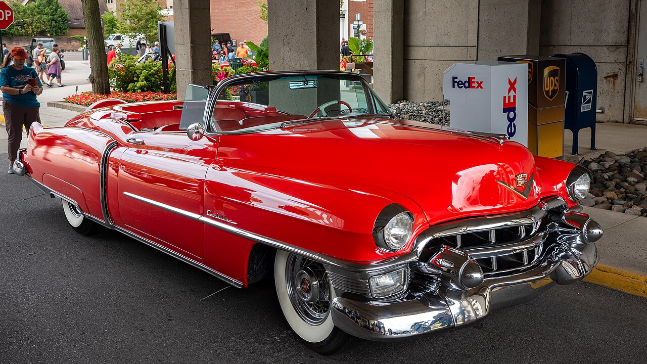 1953 Cadillac Eldorado Convertible fra første generasjon.