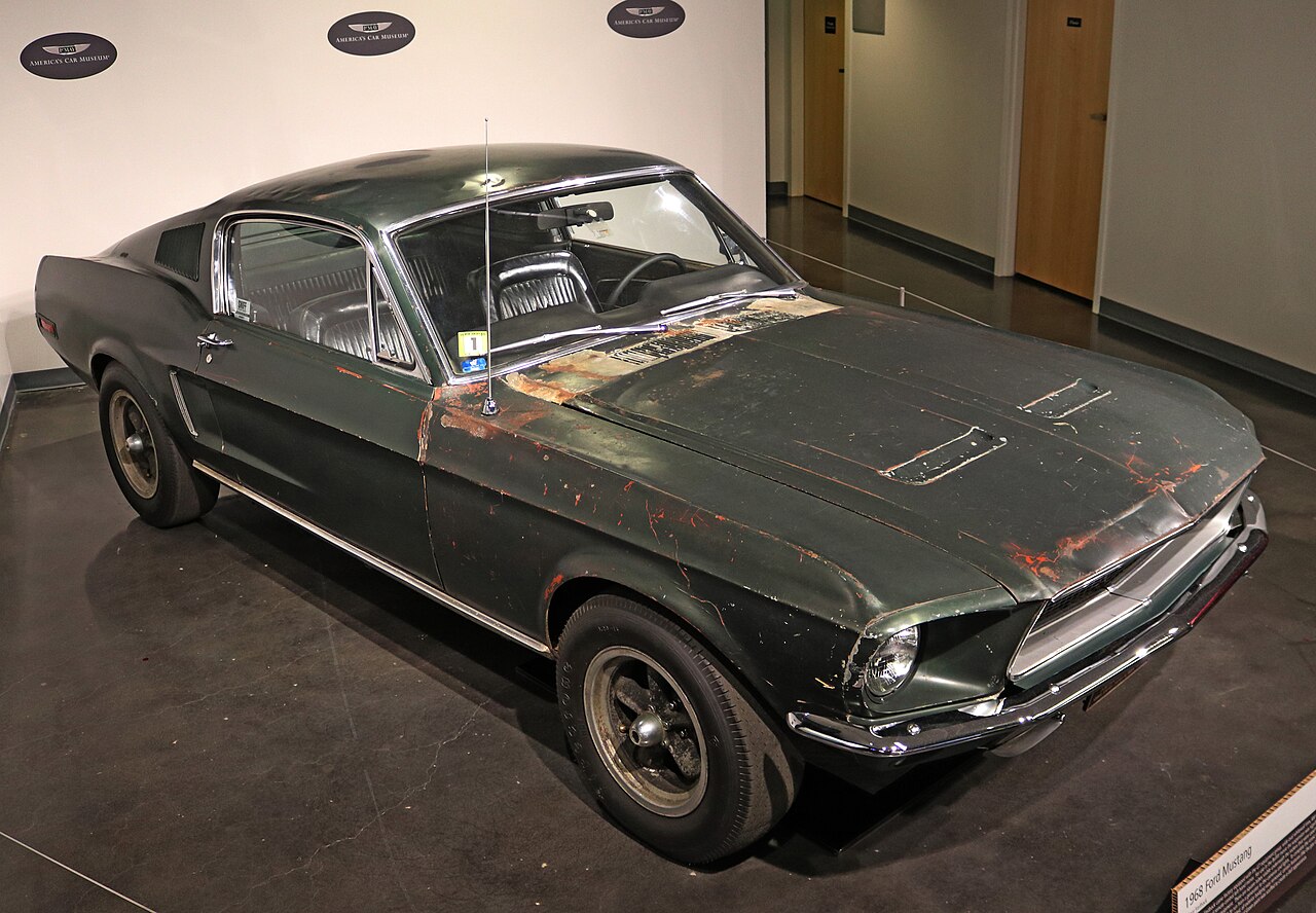 Ford Mustang Bullitt – Fotografert original Bullitt-filmbil på museum.