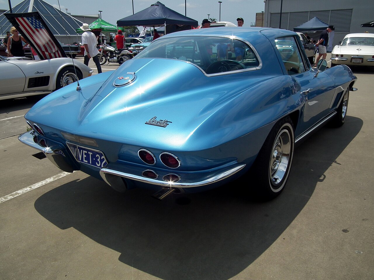 1967 Chevrolet Corvette C2 coupé – representativ modell, ikke verifisert L88.